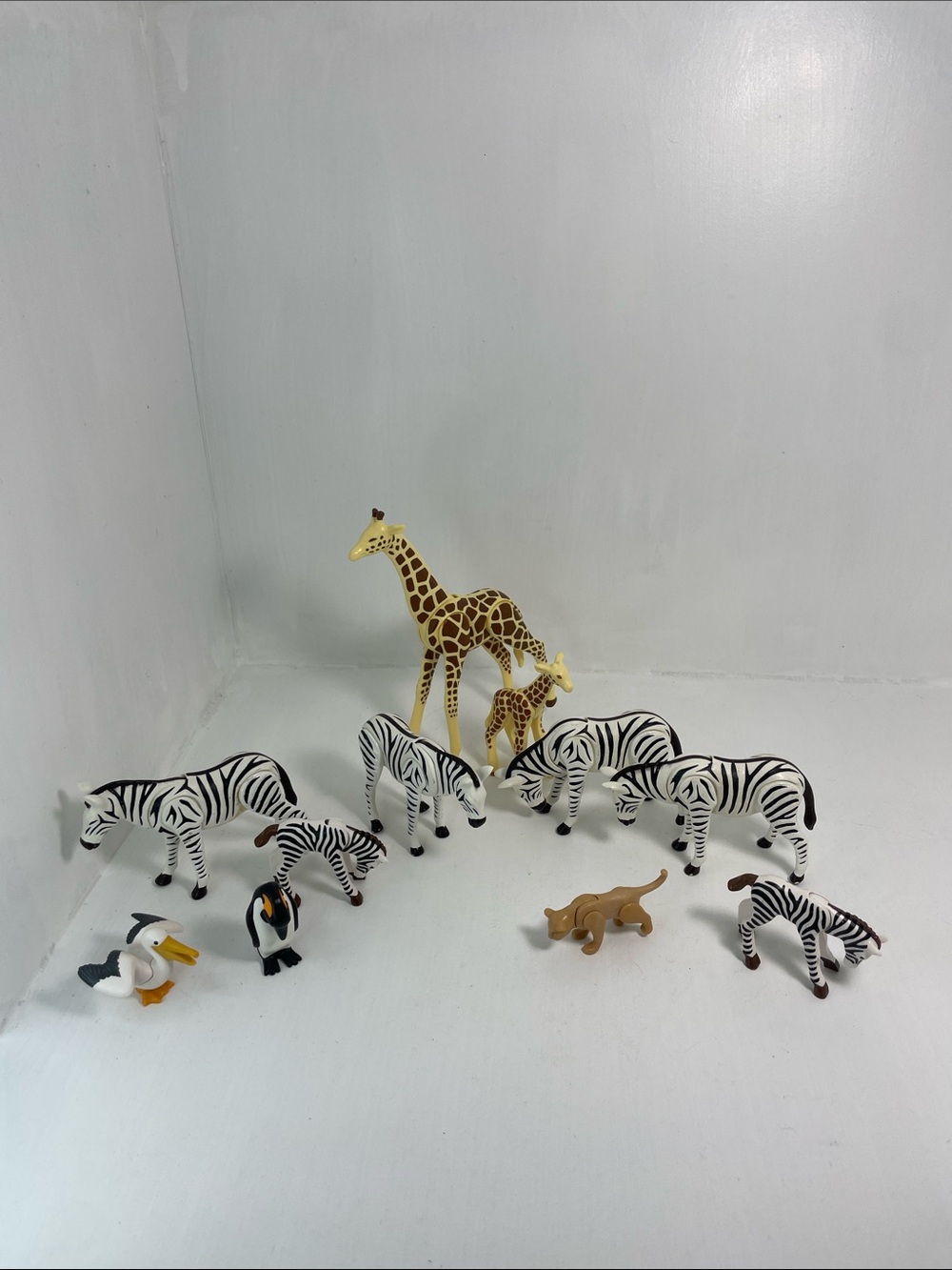 Playmobil Animals Zebra Giraffe Penguin Pelican Lion Cub